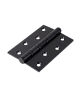 Универсальные врезные петли Петля универсальная Pallini PH-3 100*70*3 4BB MatBlack матовая черная гальваника 