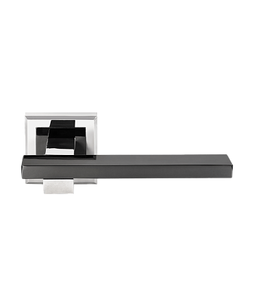 Ручки стандарт Ручка дверная MORELLI MH-38 SN/BN-S Shape 